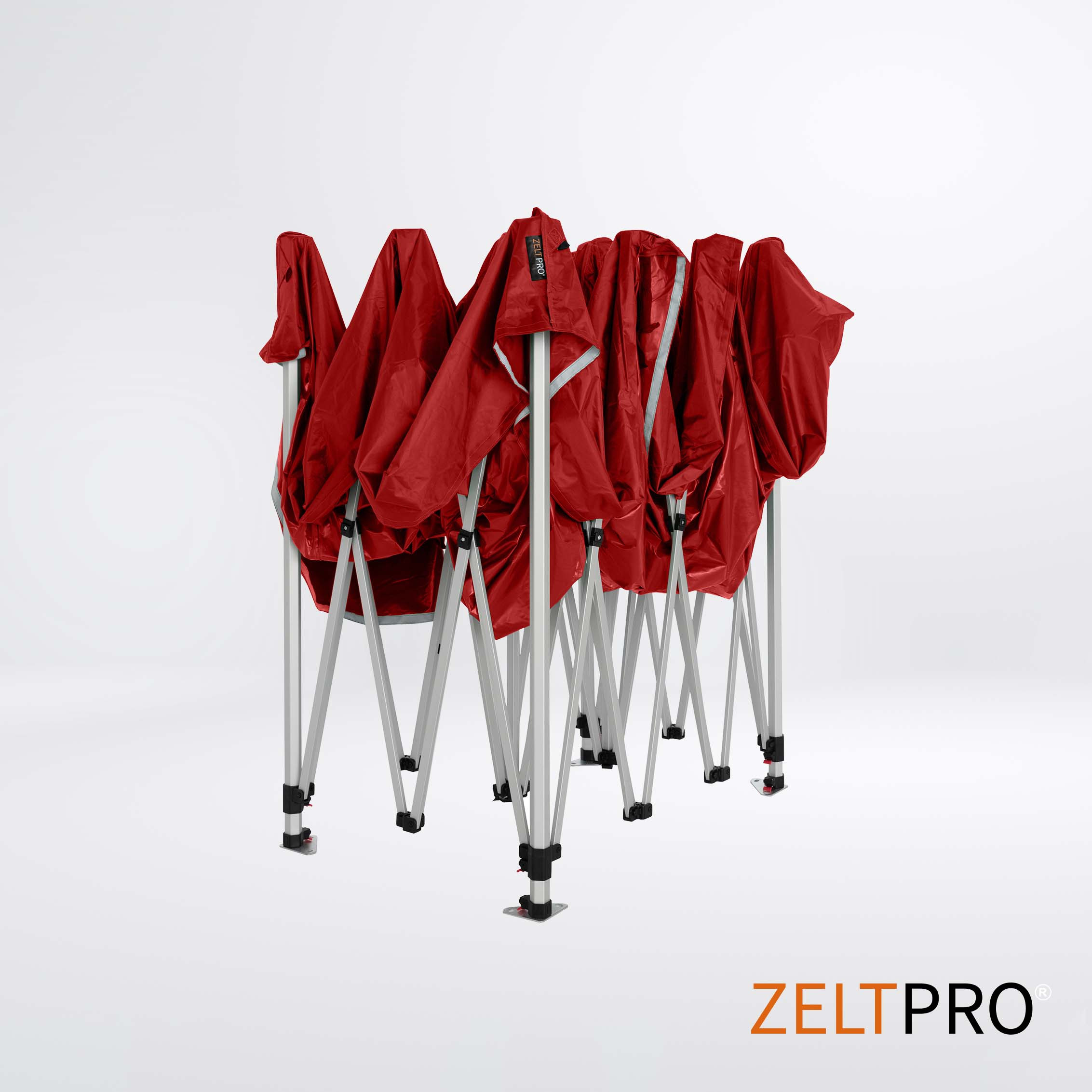 Pop-up telk 3x4,5 punane Zeltpro Titan