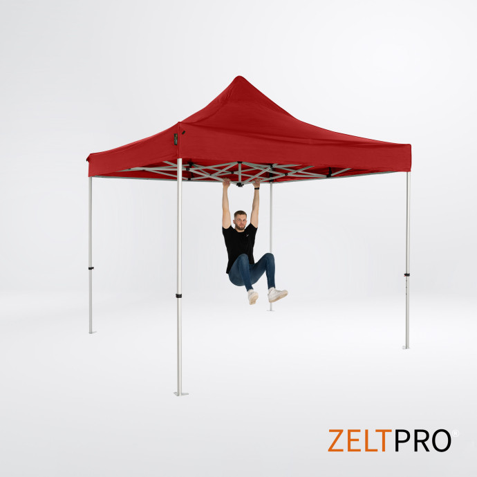 Pop-up telk 3x3 punane Zeltpro Titan