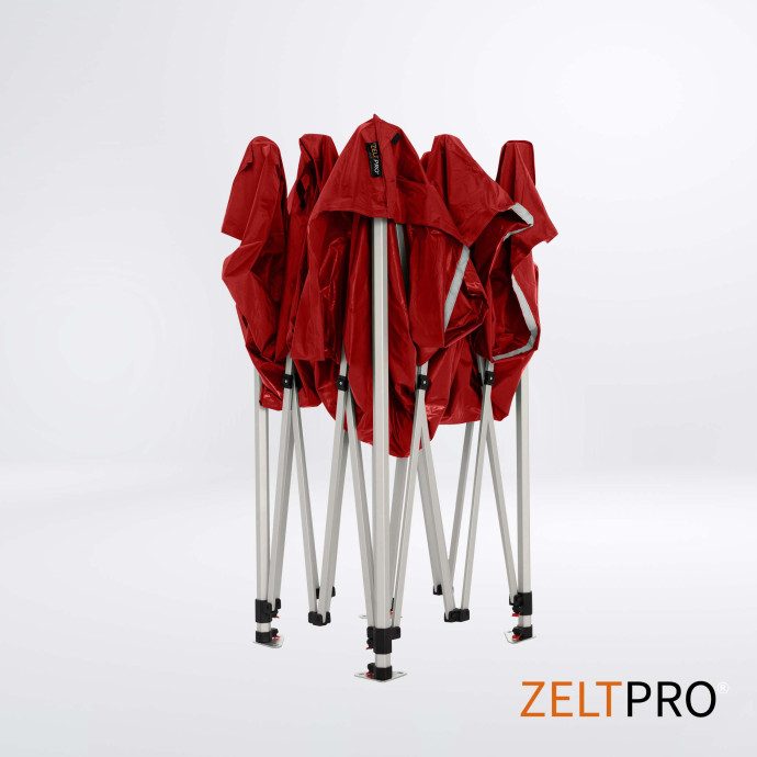 Pop-up telk 3x3 punane Zeltpro Titan