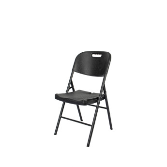 Kokkupandava mööbli komplekt: Laud 120 valge, 4 tooli Premium mustad