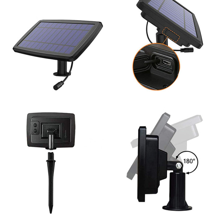 Päikesepaneeliga õue valguskett (LED) Drop