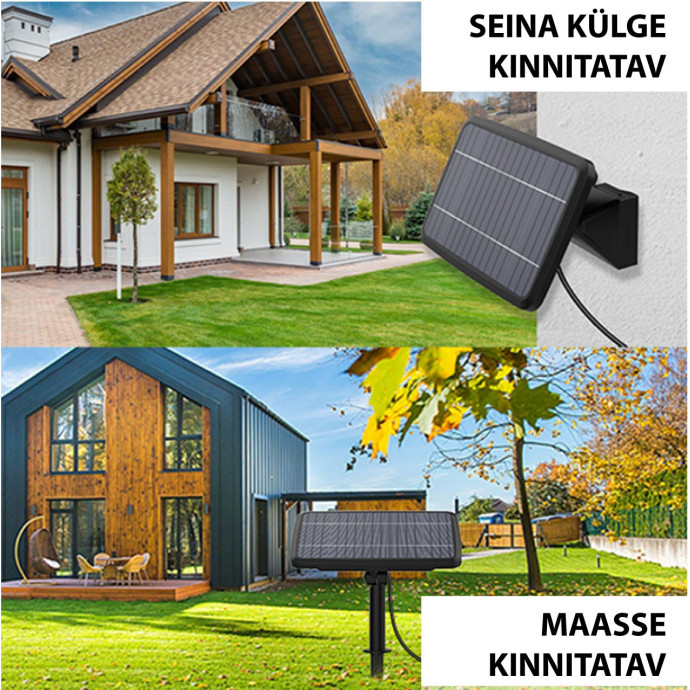 Päikesepaneeliga õue valguskett (LED) Glow