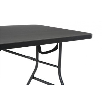 Kokkupandav laud 180 cm Must