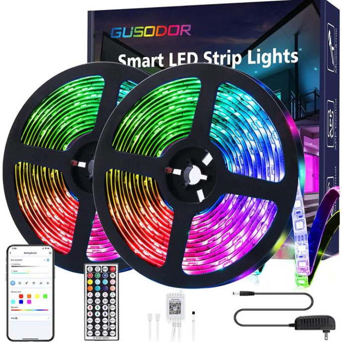 Smart RGB 5050 LED riba 20m Bluetooth funktsiooni