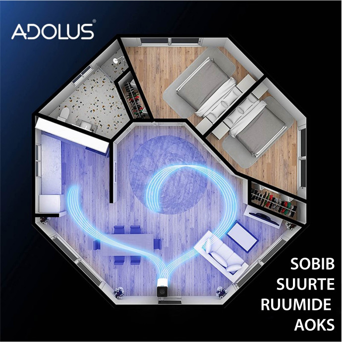 ADOLUS ARCTIC A2600 mobiilne konditsioneer aknatihendiga