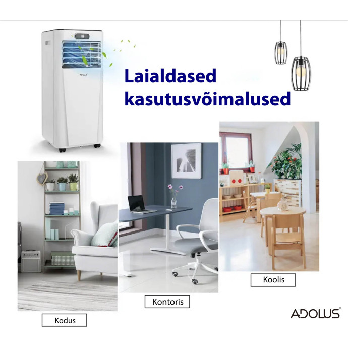 Mobiilne kondistsioneer ADOLUS ARCTIC A2050H koos küttefunktsiooniga