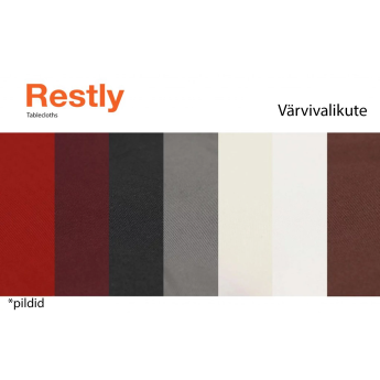 Ümmargune laudlina Restly must D250