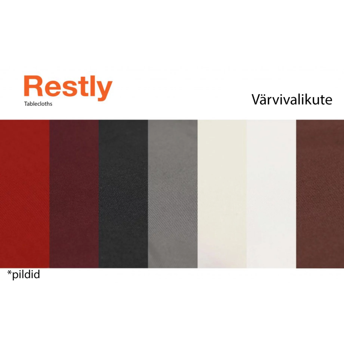 Ümmargune laudlina Restly must D250