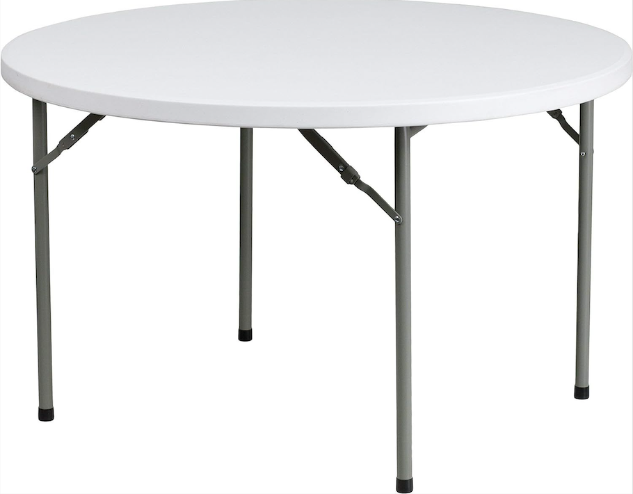 Kokkupandav ümmargune laud D120 cm
