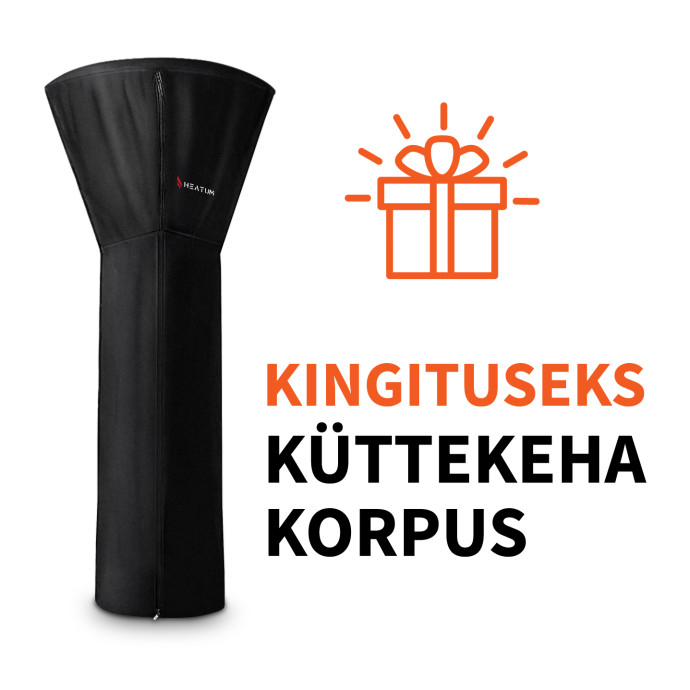 Heatum Redem gaasisoojendi koos gaasiballooniga