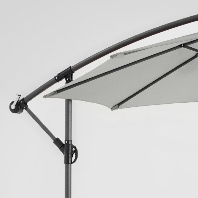 Päikesevari Select Light Grey koos raskusplaadi ja kaitsekattega