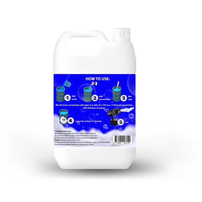 Professionaalne vahuvedeliku kontsentraat STOMAN 1,5L (24 pudelit)