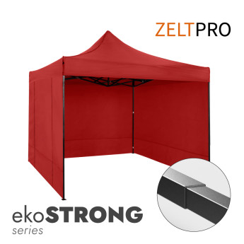 Pop-up telk 2x2 punane Zeltpro EKOSTRONG