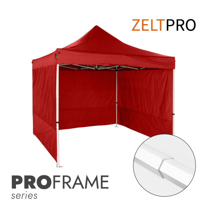Pop-up telk 3x3 punane Zeltpro PROFRAME