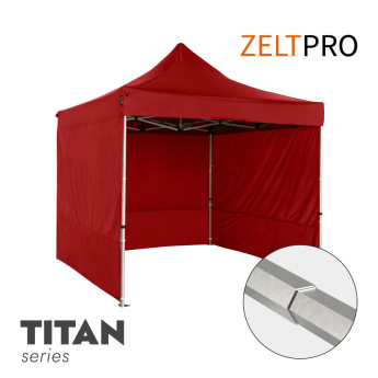 Pop-up telk 3x3 punane Zeltpro Titan