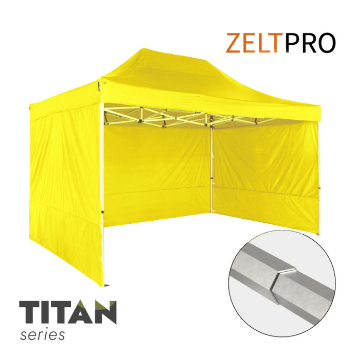 Pop-up telk 3x4,5 kollane Zeltpro Titan