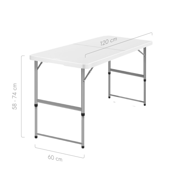 Kokkupandav laud 120 cm
