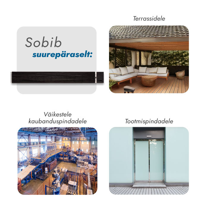 Infrapuna soojuskiirgur Heatum H2600R EVOLUTION