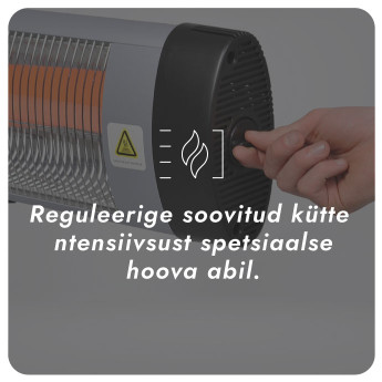 Ühel jalal seisev infrapuna soojuskiirgur Heatum H2000 OPTIM