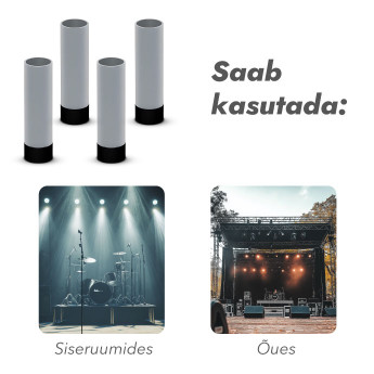 Lavapoodiumi jalad 20 cm komplekt ( 4 tk )