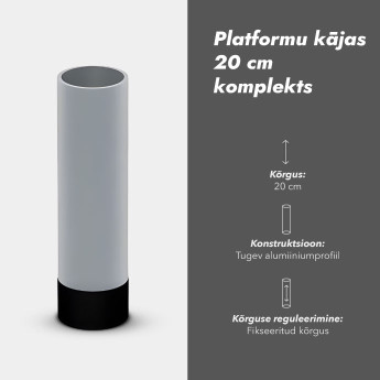 Lavapoodiumi jalad 20 cm komplekt ( 4 tk )