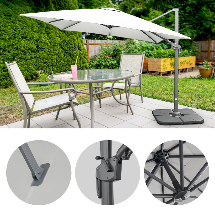 Päikesevari Maestro Light Grey (kingituseks kaasa kaitsekate)
