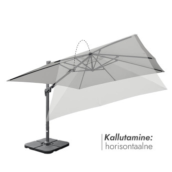 Päikesevari Maestro Light Grey (kingituseks kaasa kaitsekate) Päikesevari Maestro Light Grey (kingituseks kaasa kaitsekate)