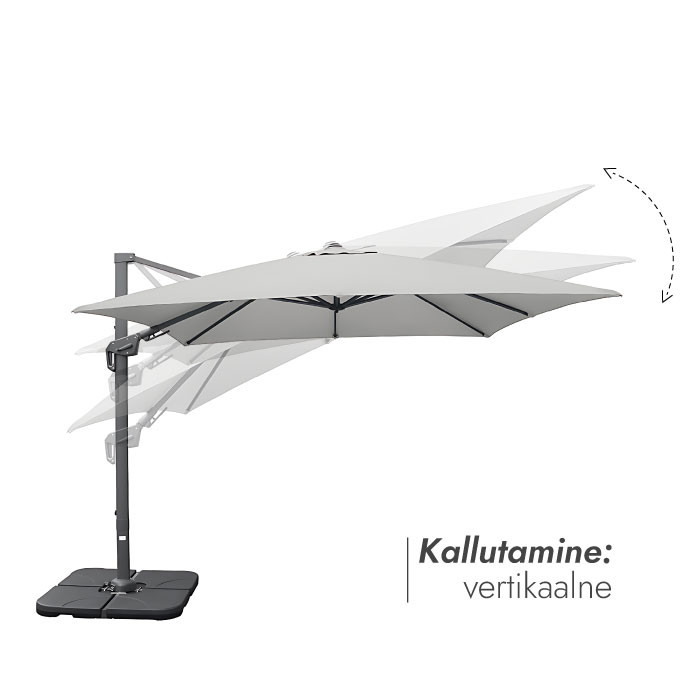 Päikesevari Maestro Light Grey koos alusega (kingituseks kaasa kaitsekate)