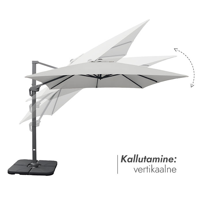 Päikesevari Lounge Light Grey (kingituseks kaasa kaitsekate)