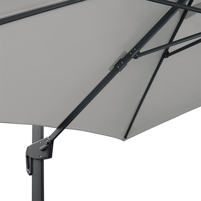 Päikesevari Lounge Light Grey koos alusega Solid (kingituseks kaasa kaitsekate)