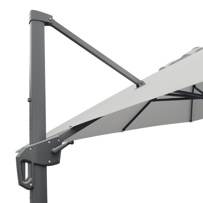 Päikesevari Lounge Light Grey koos alusega Solid (kingituseks kaasa kaitsekate)