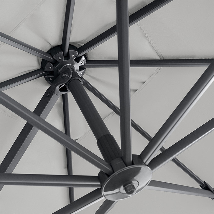 Päikesevari Lounge Light Grey koos alusega Solid (kingituseks kaasa kaitsekate)