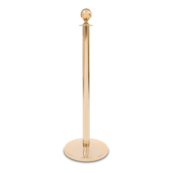 Kuldset värvi lintpiire Royal, 150 cm punase lindiga