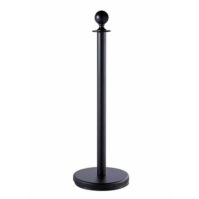 Musta värvi lintpiire Royal, 150 cm punase lindiga