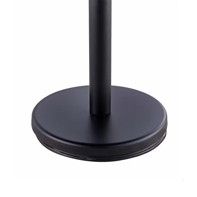 Musta värvi lintpiire Royal, 150 cm punase lindiga