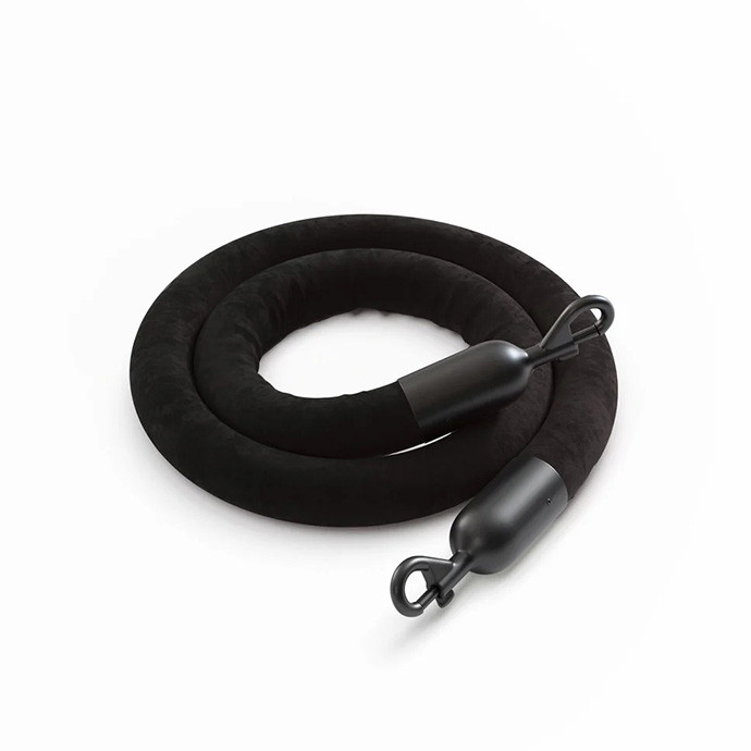 Musta värvi lintpiire Royal, 150 cm musta lindiga