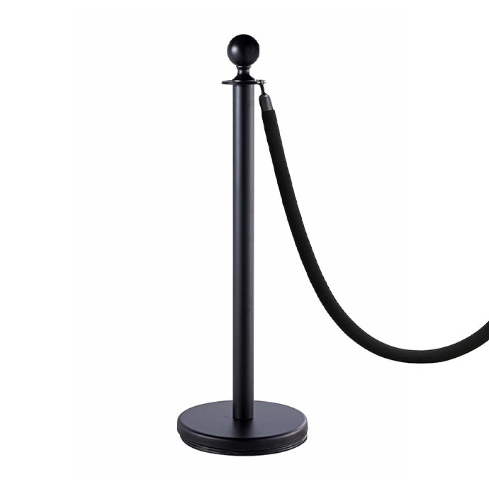Musta värvi lintpiire Royal, 150 cm musta lindiga