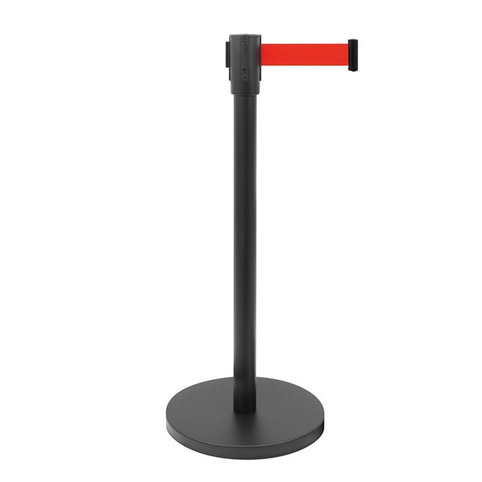 Musta värvi lintpiire FLEX, 300 cm punase lindiga