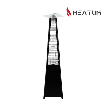 Gaasisoojendi Pyramid Heatum Athena Must koos gaasiballooniga