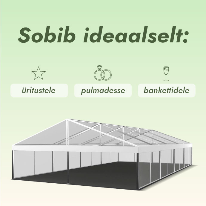 Moodultelk läbipaistev (200 m2)