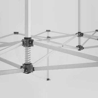 Reklaamtelk Zeltpro Premium+, 3 × 4,5 m, valitud värvi, trükk katusel ja 3 seinal