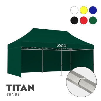 Reklaamtelk Zeltpro TITAN, 3 × 6 m, valitud värvi, 4 seina ja termokleebisega (1 tk) katuse küljel  Reklaamtelk Zeltpro TITAN, 3 × 6 m, valitud värvi, 4 seina ja termokleebisega (1 tk) katuse küljel