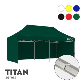 Reklaamtelk Zeltpro TITAN, 3 × 6 m, valitud värvi, 4 seina ja termokleebisega (1 tk) katuse küljel  Reklaamtelk Zeltpro TITAN, 3 × 6 m, valitud värvi, 4 seina ja termokleebisega (1 tk) katuse küljel