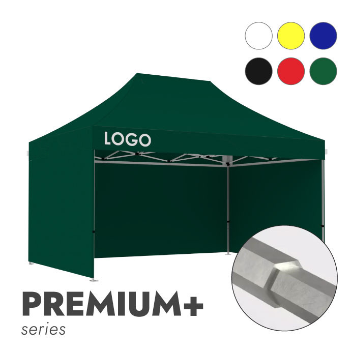 Reklaamtelk Zeltpro Premium+, 3 × 4,5 m, valitud värvi, 4 seina ja termokleebisega (1 tk) katuse küljel Reklaamtelk Zeltpro Premium+, 3 × 4,5 m, valitud värvi, 4 seina ja termokleebisega (1 tk) katuse küljel