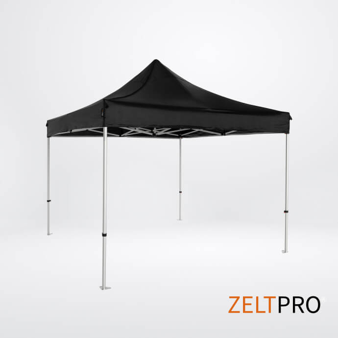 Telgi katuse ja seinte (4 tk) komplekt 3x3 Must Zeltpro TITAN