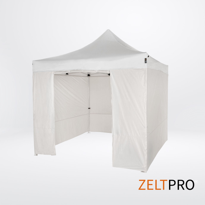 Telgi katuse ja seinte (4 tk) komplekt 3x3 Valge Zeltpro PROFRAME