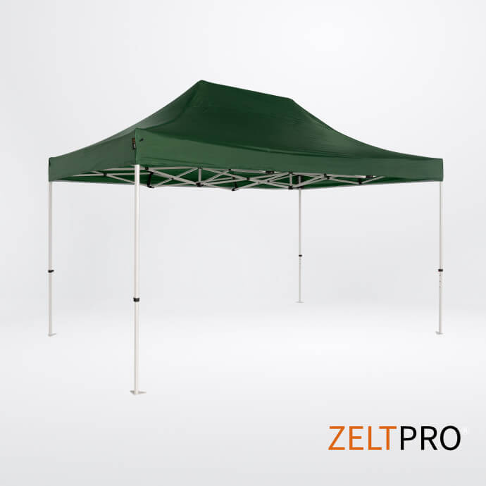 Telgi katuse ja seinte (4 tk) komplekt 3x4,5 Roheline Zeltpro PROFRAME