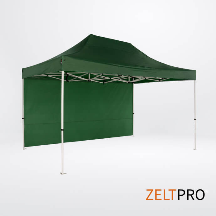 Telgi katuse ja seinte (4 tk) komplekt 3x4,5 Roheline Zeltpro PROFRAME