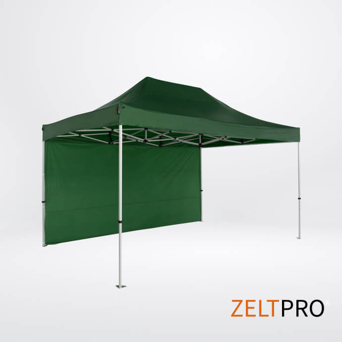 Telgi katuse ja seinte (4 tk) komplekt 3x4,5 Roheline Zeltpro TITAN