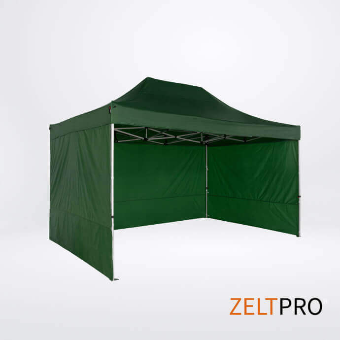 Telgi katuse ja seinte (4 tk) komplekt 3x4,5 Roheline Zeltpro TITAN